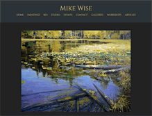 Tablet Screenshot of mikewisestudio.com